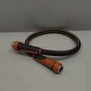 Giraffe Tools Garden Leader Hose 3ft x 5/8", Short Water Hose Heavy Duty, Flexible, Lightweight Hybrid Hose with Swivel Handle, Double Female Fittings, Burst 600 PSI