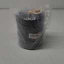 Macrame Cotton Cord 4mm x 547yds, ZUEXT Natural Handmade Black Braided Cords 4 Strands Knitted Rope String for Craft Wall Hanging Weaving Tapestry Dream Catchers Hanger DIY Gift (500m)