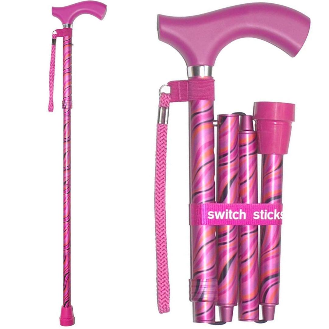 Switch Sticks Folding Walking Cane For Women & Men