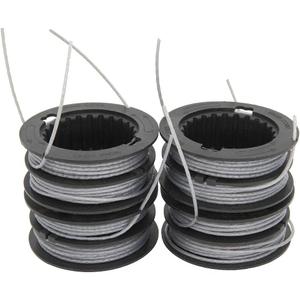 SB00L00 String Trimmer Replacement Spool Compatible with Greenworks SB00L00 ST60V ST60V-T0 .080-Inch 80V Front Mount String Trimmer Replacement Spool Refills Dual Line 2901619 2906302 Trimmer Line, Black