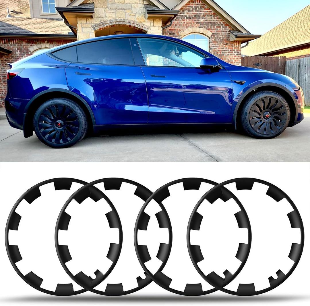 JMTBNO for Tesla Model Y 20 Inch Wheel Rim Protector ABS Rim Guard Rim Hubcap Cover Car Protection Tire Trim Rings for Model Y Exterior Accessories