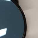 Motorcycle Mirrors Handlebar Mirror - 22MM 7/8" Universal CNC Aluminum Round Cafe Racer Retro Black Motorcycle Bar End Mirrors with Anti-Glare Blue Lens - Compatible with Minimoto Scooter