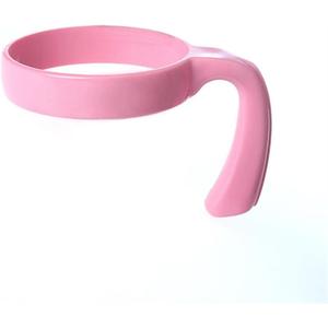 30 oz Tumbler Handles, Anti Slip Travel Mug Grip Cup Holder for Stainless Steel Tumblers, Suitable for Trail, Sic, Yeti, Ozark and More 30 Ounce Tumbler Mugs, Car Cups (Pink)