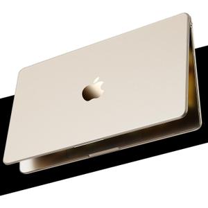 [Official Starlight] for MacBook Air 15 inch Case M4 M3 M2 2025 2024 2023 [100% Color Match] [Ultra Thin Armor] Protective Hard Shell Matte Cover for Laptop A3241 A3114 A2941 - Starlight Clear