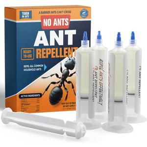 Ant Repellent, Ant Deterrent for Home, Indoor and Outdoor Use, Keeps Ants Away, Reay-to-Use, Pets & Kids Safe- 4P