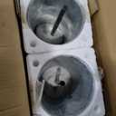 Set of 3 Pre-Lit Snow Flocked Artificial Christmas Trees 