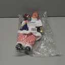 Father Santa Donald Christmas Figurine 45cm (Blue)  Funny Holiday Character Ornament  Novelty Christmas Decoration for Home, Party & Garden