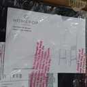 HomePop Upholstered Counter Height Barstool, 24-inch, Blue and Tan Jacobean