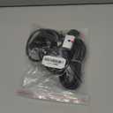 16/3 Short Extension Cord 10 FT 2 Pack, Black Extension Cord Flexible & Durable, Indoor 3 Prong Power Cable, Suitable for Home and Office, 13 Amp 1625 Watt 125VAC 16AWG, ETL Listed