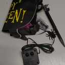 Halloween Lighted Garden Flag for Outside, Led Solar Yard Flag 8 Modes Witch Feet Shape Flag, 12x18 Double Sided Cauldron Eyeball Black Cat Decorations for Home Porch (Multi Colored-12x18)