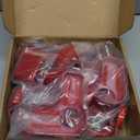 JOSHELA for Bronco Hardtop Roof Removal Switch Handle Trim Cover Fit for Ford Bronco 2021-Present 4DR Red Interior Accessories