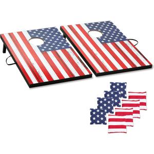 Cornhole Board Set Cornhole Games for Adults Portable Choose Regulation or Tailgate Size