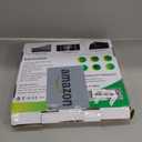 RunStar Digital Bathroom Scale for Body Weight with High Precision, Clear LED Backlight Display, Accurate Scale with 6mm Tempered Glass, 400lb, Silver (11 x 11 inches)