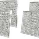 4 Pcs Microwave Grease Filter Fit for GE Microwave JVM7195SK1SS, JVM7195SK2SS, JVM7195SK3SS, JVM7195SK4SS, PVM9179SK4SS, JVM7195SF1SS, JVM7195FL1DS, PVM9179SK2SS, PVM9215SK3SS, PNM9216SK3SS