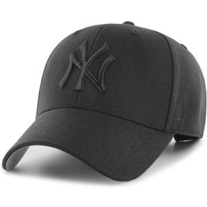 47 MLB Unisex-Adult '47 MVP Adjustable Hat (One Size, Black)