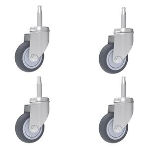 RILIDRI 2-Inch Shop Vac Wheels Replacement Parts, (Stem Diameter 8mm or 5/16", Length 38mm or 1.5") - Set of 4 Replacement Wheels for Shop Vac Wet Dry Vacuums Caster, Furniture