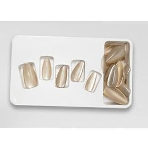 Press on Nails, 24Pcs 12 Sizes Oval Fake Nails Kit Press Ons with Nail Glue, Adhesive Tabs, Nail File, Prep Pad, Manicure Stick, Pack Of 6