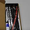 LivTee Accent Interior Car Lights, Smart Car Interior Lights with App Control, RGB LED Lights with Music Mode and DIY Mode, 2 Lines Design LED Lights for Cars with Charger, Car Accessories for Women (USB)