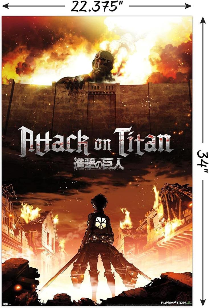 Trends International Attack on Titan Poster Book 8.5" x 11"