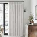Pinch Pleated Beige White Light Filtering 60 Inch Wide Curtains 96 Inches Long for Living Room, Memory Trained Thick Linen Semi Sheer Natural Windows Drapes Privacy Bedroom Viral Curtain 2 Panels Set