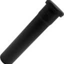 Westbrass D420-62 1-1/4" x 8" Slip Joint Extension Tube, Matte Black
