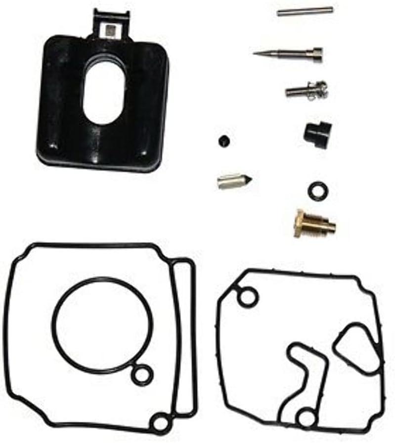 6H4-W0093-04-00 Carburetor Repair Kit for Yamaha 2 stroke Outboard 40 50 HP P40 P50 C40 C50 Boat Motor Engine Carb Rebuild Parts Replacement Sierra 18-7768 6H4-W0093-03-00 6H4-W0093-02-00