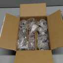 Lillian Vernon Stained Glass Egg Blown Glass Easter Ornaments - Handcrafted Hanging Tree Decorations, Stained Glass Easter Egg Holiday & Party Decor, 2 in, Assorted, 12-Piece Set