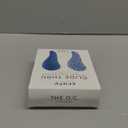 Crave Naturals Glide Thru Detangling Hair Brush for Adults and Kids - Detangler Hairbrush for Curly or Straight, Wet or Dry Hair - Gentle on Tangles Comb - Navy Blue and Blue Cheetah (Pack of 2)