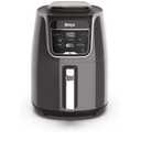 Ninja | XL Single Basket Air Fryer | 5.5 QT Capacity fits 3lbs of Wings | 5-in-1Air Fry, Roast, Bake,Reheat & Dehydrate |Dishwasher Safe Parts & Recipe Guide | Grey | AF150AMZ