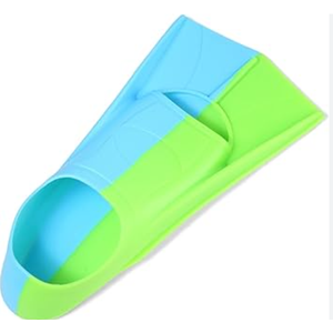 Kids Swim Fins, Short Blade Non-Slip Heel Pool Training Flippers for Youth Lightweight Design (XS(US Kids 13.5-1.5))