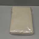 Amazon Basics Lightweight Pleated Bed Skirt, Queen, Beige, Solid