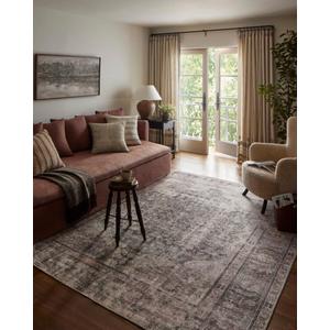 Loloi Amber Lewis Georgie Collection GER-08 Lagoon/Beige 7'-6" x 9'-6", .19" Pile Height, Area Rug