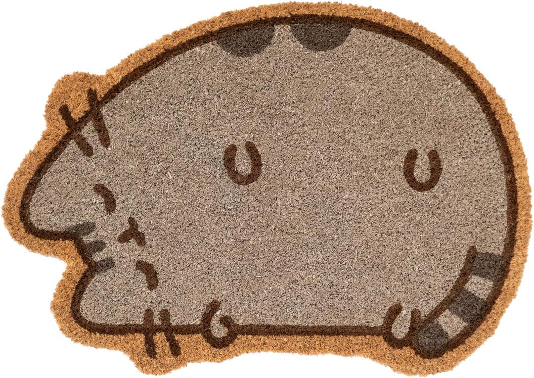 Grupo Erik Official Pusheen Door Mat 15.7 x 23.6 inches, Front Door Mat - Indoor Outdoor Floor Doormat Rug Entryway Welcome Mats - Entrance Shoe Scraper - Pusheen Gifts