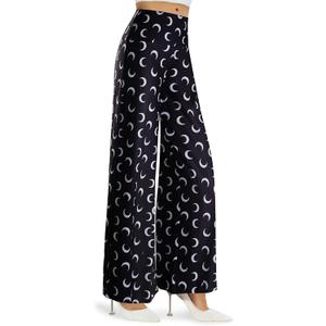 Arolina Women's Stretchy Wide Leg Palazzo Lounge Pants Casual Comfy High Waist Palazzo Pants (XX-Large, Moon)