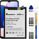 for Samsung Galaxy A14 5G Replacement Battery WT-S-W1 SM-A146U SM-A146U1 SM-A146B SM-A146P SM-A146W SM-S146VL SM-A146M Battery with Repair Tool Kits Upgraded 5400mAh