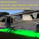 Rv Underglow Led Light Kit, Underbody Accent Lighting for Camper Motorhome Travel Trailer Concession Stands Food Trucks, Rv Led Light Strip, Rv Awning Lighs, 5m(16.4ft), Dc 12v, Green