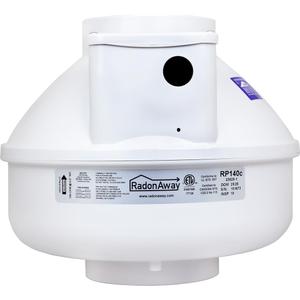 RadonAway 23029-1 RP140 Radon Mitigation Fan, 4"