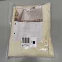 IVAPUPU Textured Linen Table Cloth for Rectangle Tables - Ivory Tablecloths Rectangular Waterproof Wrinkle Free Wipeable Dining Table Cover for Spring Wedding Birthday Kitchen Decor, 52 x 70 Inch