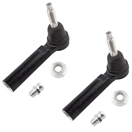 WEDOAUTO 2Pcs Front Outer Tie Rods End Links Driver & Passenger Fit For Cadillac Escalade/ESV/EXT, For Chevrolet & For GMC Silverado Suburban Tahoe Sierra Yukon XL Pickup Truck Replace# ES800223