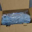 Bedsure Queen Comforter Set Mineral Blue - Bed in a Bag Queen 7 Pieces, Pintuck Bedding Sets Gift for Christmas, Pinch Pleat Bed Set with Queen Size Comforter, Sheets, Pillowcases & Shams