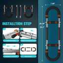 Relife Twister Arm Trainer,40-130lbs Arm Trainer for Forearms & Chest Muscle Training Workout,Adjustable Spring Resistance Chest Exercise, Portable Home Gym Strength Equipment for Men & Women