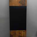 Simple Trending Dual Monitor Stand Riser with 2 USB Charging Ports, Wood Computer Desk Organizer for 2 Monitors, Extra Long TV Stand for Laptop Office, iMac