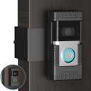 Anti-Theft Doorbell Mount with Adjustable Angle (45° Left and Right), Doorbell Bracket Holder for Ring Video Doorbell 1/ 2/ 3/ 3 Plus/ 4/ (2020 release)/ (2023 release), Not Block Doorbell Motion Sensor