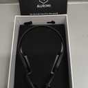 Bone Conduction Personal Sound Amplifier - Open-Ear Design for Comfortable Daily Use, Ultra Lightweight 25g, Up to 10-Hour Battery, IPX5 Water Resistant, No Bluetooth (Black)