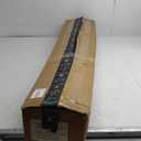 LUMENIX 48 Inch LED Rooftop Emergency Strobe Lights Bar w/Adjustable Mounting Brackets, Warning Caution Security Lightbar for Construction Vehicles Law Enforcement Snowplow Tow Trucks - White Amber