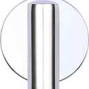 Canarm Cain Chrome Robe Hook – 2.125" Stainless Steel & Aluminum, Wall-Mounted Modern Design, Sleek & Durable for Bathrooms, Bedrooms & Towel Storage