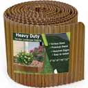 Corrugated Garden Edging,6"40Ft Pre-Rusted Landscape Edging & Lawn Edging Border,Metal Garden Border for Flower Beds,Garden,Lawn,Raised Beds & Tree Surrounds