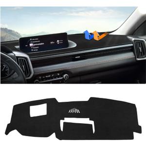 Autorder Dashboard Cover Mat for Mazda CX-50 CX50 2023-2026 Accessories Dash Cover Upgrade Flannel Dash Mat Sunshade Glare UV Rays Protector (with HUD)