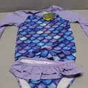 UMELOK Toddler and Little Girls Rash Guard Sets with Bikini Bottoms Swimwear 12Y