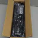 Delamu Over the Door Pantry Organizer, 6-Tier Metal Pantry Door Organization and Storage, Hanging Kitchen Basket Spice Rack Seasoning Shelves, Cabinet Door Organizer for Easy Install,D5xW18xH50inch (Black)